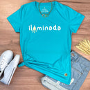 Camiseta Feminina Turquesa Iluminada