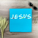 Camiseta Feminina Turquesa J.E.S.U.S