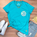 Camiseta Feminina Turquesa Jesus