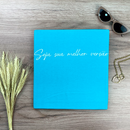 Camiseta Feminina Turquesa Seja Sua Melhor Versão