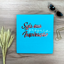 Camiseta Feminina Turquesa Seja Sua Própria Inspiração