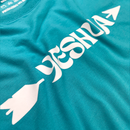 Camiseta Feminina Turquesa Yeshua Flecha