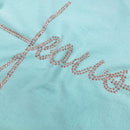 Camiseta Feminina Verde Menta Jesus Strass