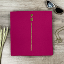 Camiseta Feminina Pink Fé Listra Dourado