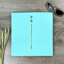 Camiseta Feminina Verde Menta Fé Listra Dourado