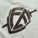 Camiseta Masculina Branca Escudo Fé