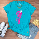 Camiseta Feminina Turquesa Foi Por Você