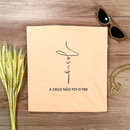 Camiseta Feminina Salmão Jesus A Cruz Não Foi O Fim