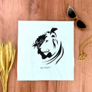 Camiseta Feminina Branca Jesus Leão He Is Risen