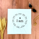 Camiseta Feminina Branca I Am