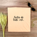 Camiseta Feminina Salmão Antes De Tudo, Ore.