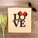 Camiseta Feminina Salmão Love Minnie