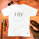 Camiseta Masculina Branca Holy Coroa