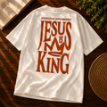 Oversized Off White Full Jesus Is King Coroa