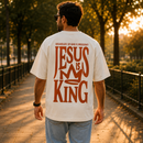 Oversized Off White Full Jesus Is King Coroa