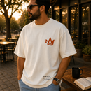 Oversized Off White Full Jesus Is King Coroa