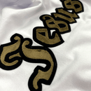 Camiseta Masculina Branca Veludo Jesus