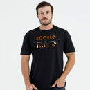 Camiseta Masculina Preta Jesus Lives In Me