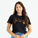 Camiseta Feminina Preta Jesus Lives In Me