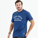 Camiseta Masculina Azul Jesus Cristo King