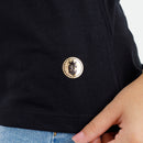 Camiseta Feminina Preta Eis-me aqui