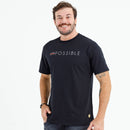 Camiseta Masculina Preta Impossible