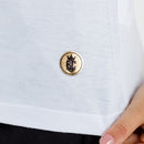 Camiseta Feminina Branca Seja Luz