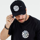 Boné Preto Jesus Saves