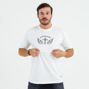 Camiseta Masculina Off White Cristo vive em mim