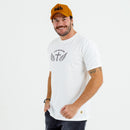 Camiseta Masculina Off White Cristo vive em mim