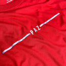 Camiseta Masculina Vermelha Paz Holográfico