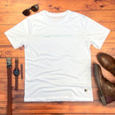 Camiseta Masculina Branca Paz Holográfico