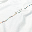 Camiseta Masculina Branca Paz Holográfico