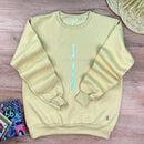 Moletom Caqui Cruz Jesus Cristo Prata