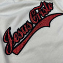 T-Shirt Infantil Branca Jesus Cristo Cola