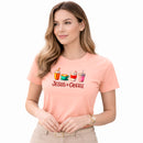 Camiseta Feminina Salmão Jesus & Coffee