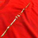 Camiseta Feminina Vermelha Paz Dourado