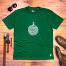 Camiseta Masculina Verde Happy Holidays