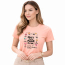 Camiseta Feminina  Salmão Deus é Muito Maior 