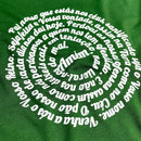 Camiseta Masculina Verde Oração Pai Nosso