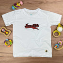 T-Shirt Infantil Branca Jesus Cristo Cola