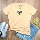 Camiseta Feminina Salmão Aplique Always