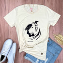 Camiseta Feminina Off White Jesus Leão He Is Risen