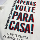 Moletom Canguru Com Capuz Off White Apenas Volte Para Casa!