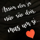 Kit Namorados Preta Assim Eles Já Não São Dois, Mas Um Só...