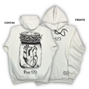 Moletom Canguru Com Capuz Off White Guarda Teu Coração Prov 4:23