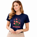 Camiseta Feminina Azul Sempre Isaías 40:8