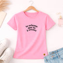 Camiseta Feminina Rosa Te Orienta Que tu é Crente