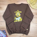 Moletom Marrom Cruz Leão E Cordeiro