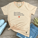Camiseta Feminina Salmão Ela é Forte